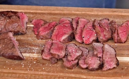 steak de chevreuil au barbecue