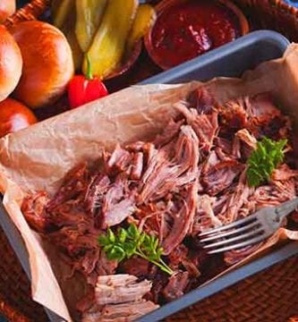 Roti de chevreuil effiloché mijoteuse