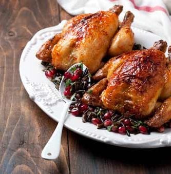 recette caille au four